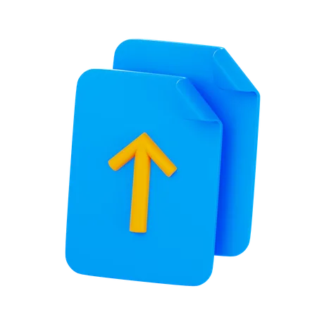 Upload File  3D Icon