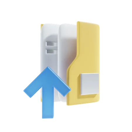 Upload Folder Icon 3D Icon