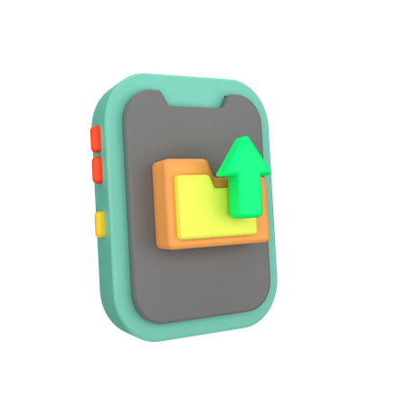 Upload Folder  3D Icon