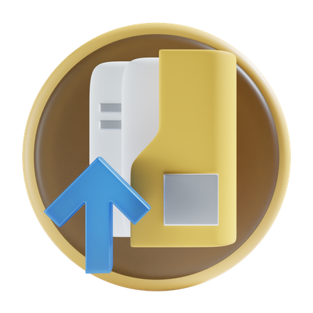 Upload folder  3D Icon