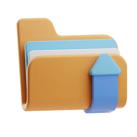 Upload Folder  3D Icon