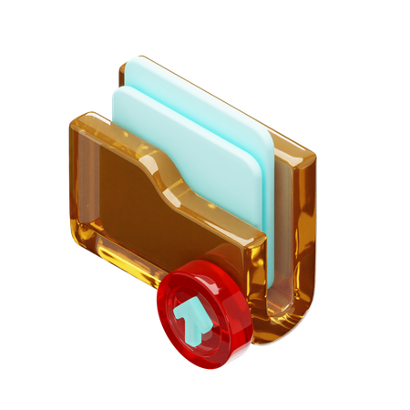 Upload Folder  3D Icon