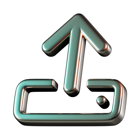 Upload From Drive  3D Icon