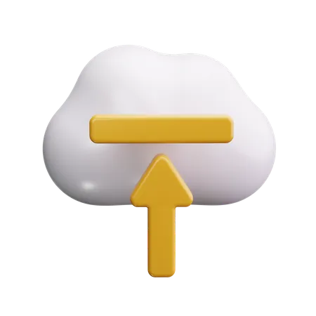 Upload para nuvem  3D Icon