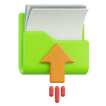 Upload Process  3D Icon