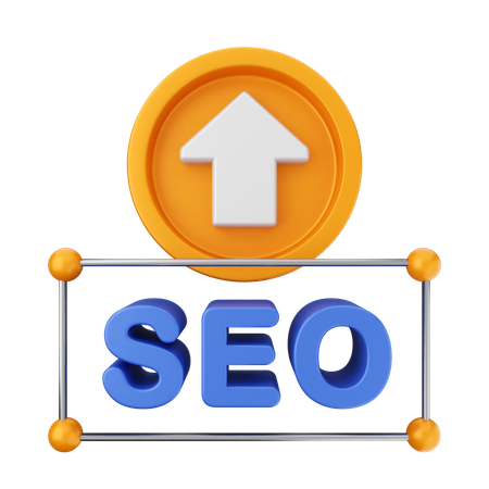 Upload Seo  3D Icon