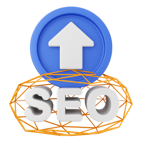 Upload Seo  3D Icon