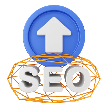 Upload Seo  3D Icon