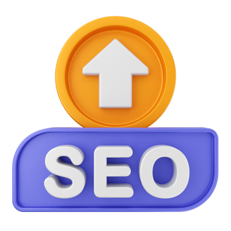 Upload Seo  3D Icon