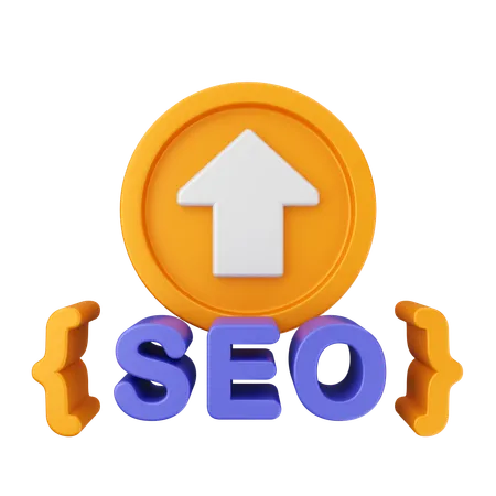 Upload Seo  3D Icon