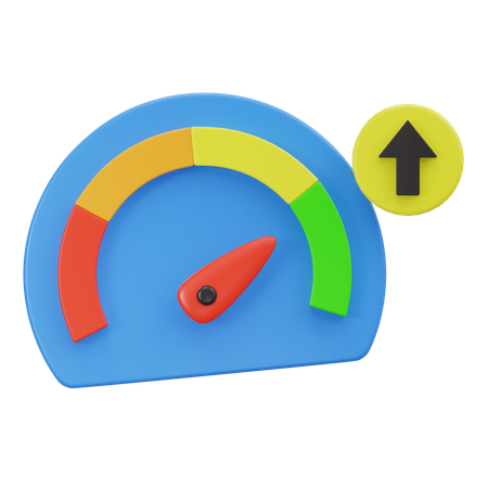 Upload Speed  3D Icon