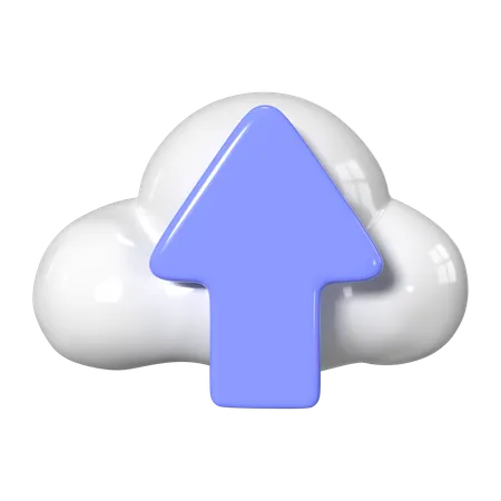 Upload to Cloud  3D Icon