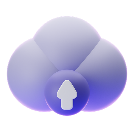 UPLOAD TO CLOUD  3D Icon