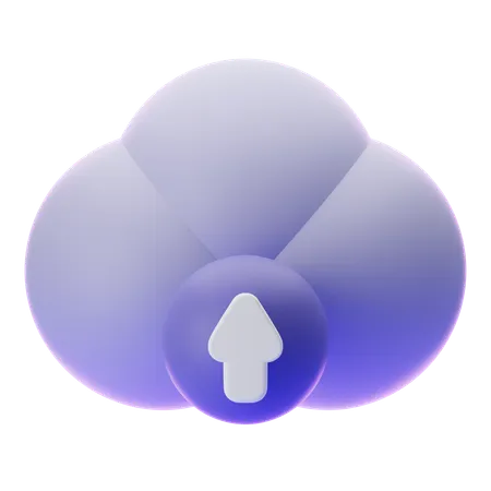 UPLOAD TO CLOUD  3D Icon