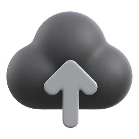 Upload To Cloud  3D Icon