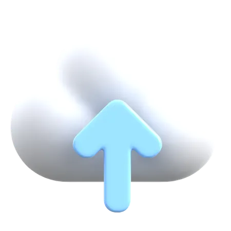 Upload to Cloud  3D Icon