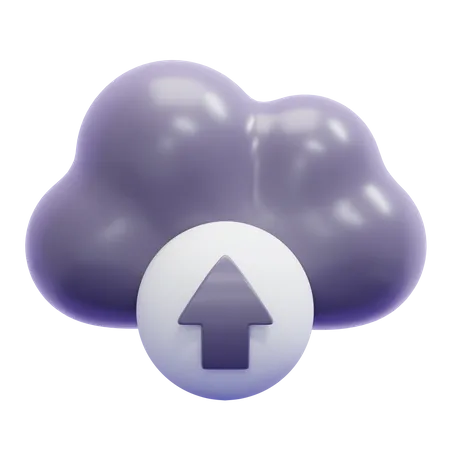 UPLOAD TO CLOUD  3D Icon