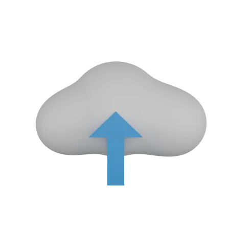 Upload To Cloud 3 D Illustration 3D Icon
