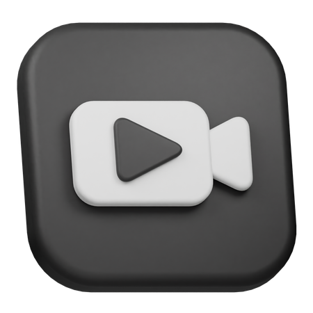 Upload Video  3D Icon