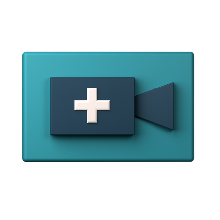 Upload Video  3D Icon