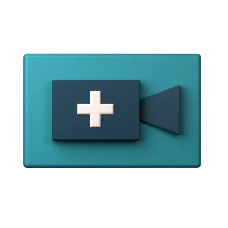 Upload Video  3D Icon