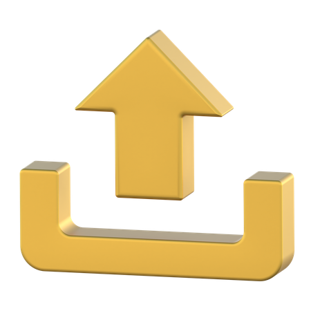アップロード中  3D Icon