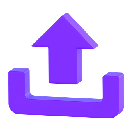 アップロード中  3D Icon