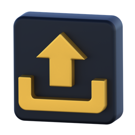 アップロード中  3D Icon