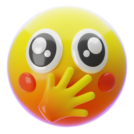 Hoppla-Emoji  3D Icon