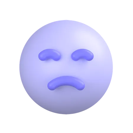 Upset  3D Icon