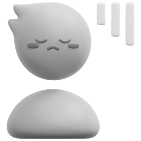 Upset  3D Icon