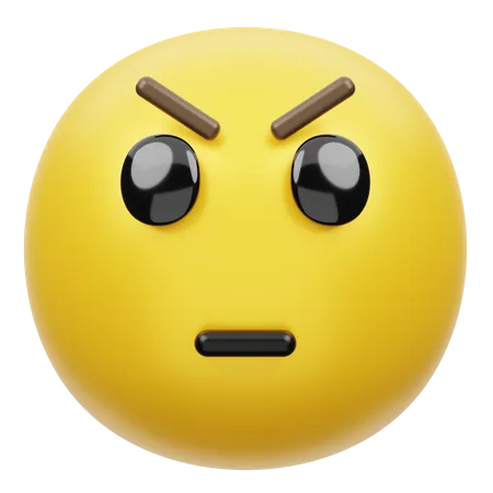 Upset Face  3D Emoji