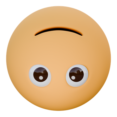 Upside Down Face  3D Icon