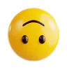 Upside Down Smiley Face Emoji
