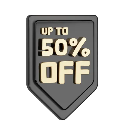 Upto 50 Percent Off  3D Icon