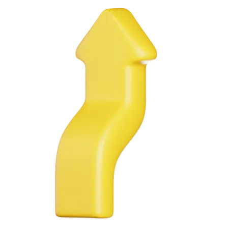 Upward Arrow  3D Icon