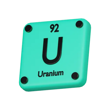 Uranio  3D Icon