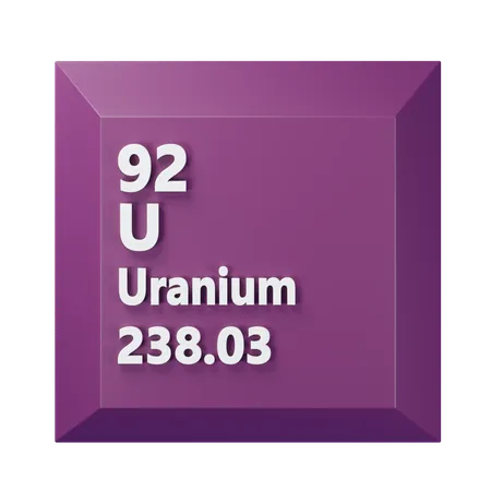 Uranium  3D Icon