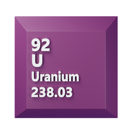 Uranium  3D Icon