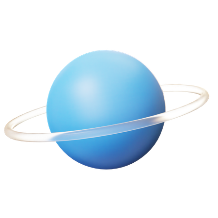 Urano  3D Icon