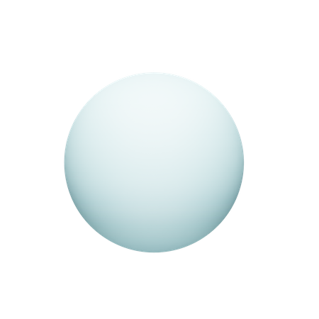 Urano  3D Illustration