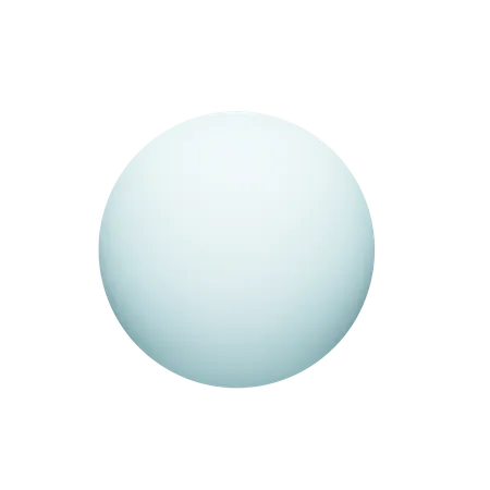 Urano  3D Illustration