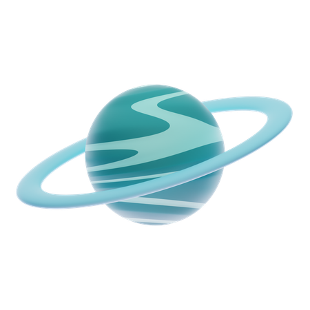 Uranus  3D Icon