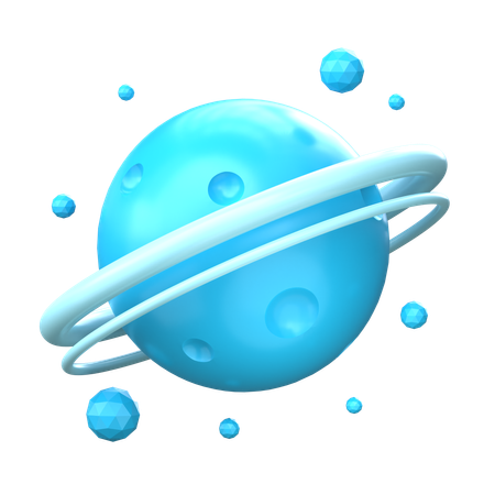 Uranus  3D Icon