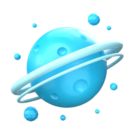 Uranus  3D Icon