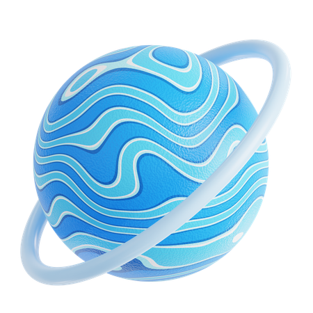 Uranus  3D Icon