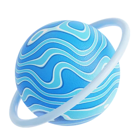 Uranus  3D Icon