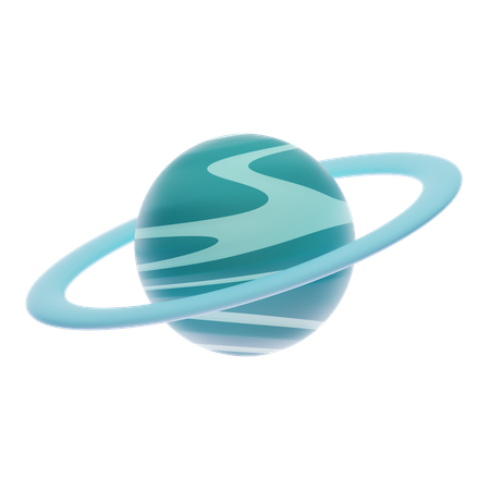 Uranus  3D Icon