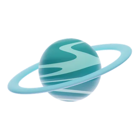 Uranus  3D Icon