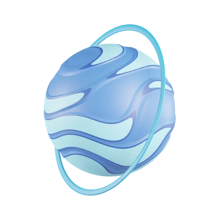 Uranus  3D Icon